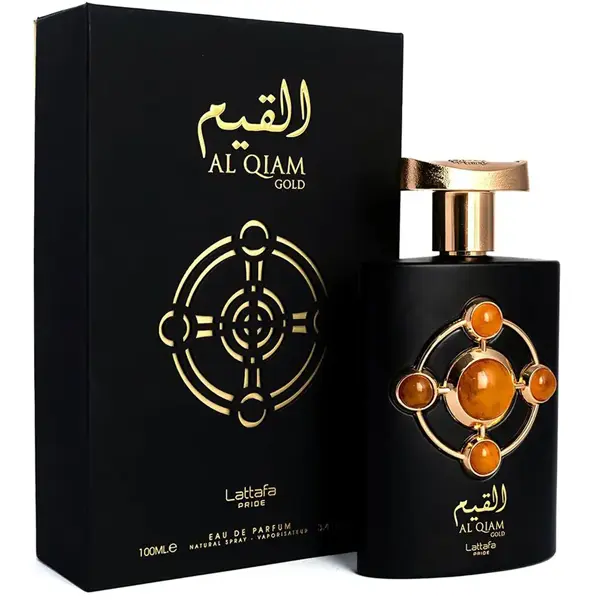 عطر ادکلن القیم گلد طلایی لطافه اورجینال (لویی ویتون آمبر نومد) | Al Qiam Gold Lattafa Perfume